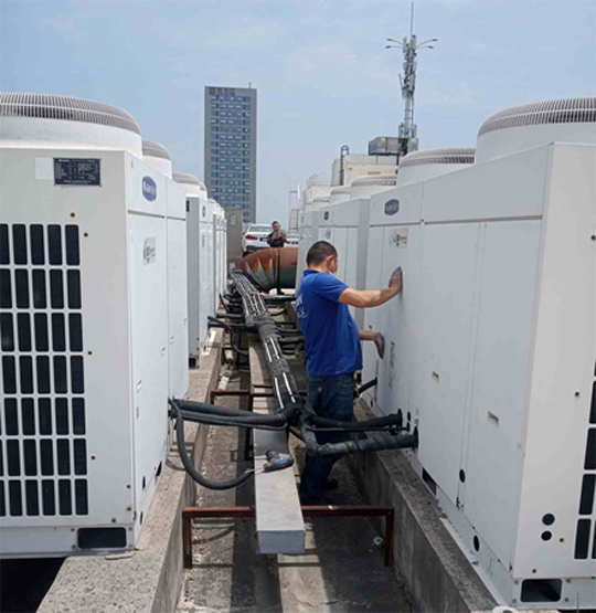 揭东中央空调制热和不制冷系统维修方法